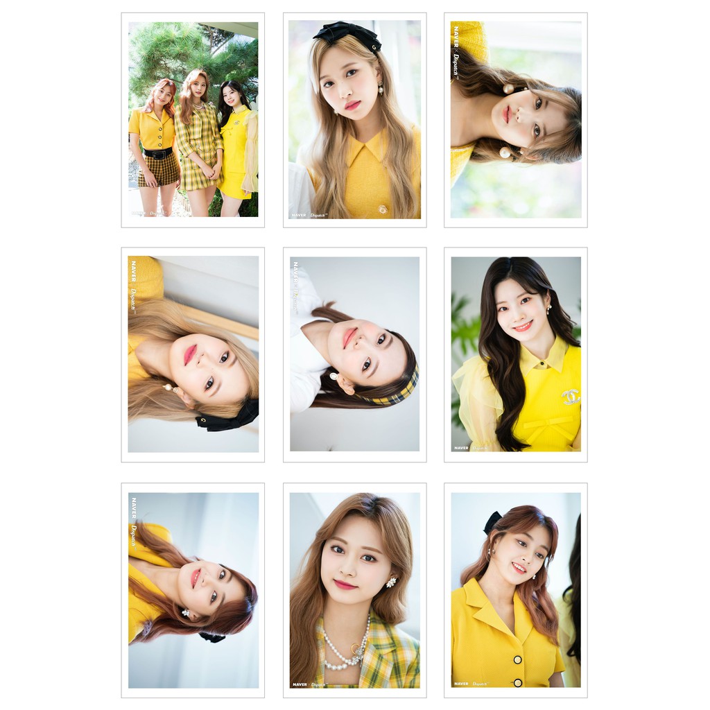 [Ép lụa] Lomo Card Ảnh TWICE -Eyes wide open by Naver x Dispatch 36 ảnh )