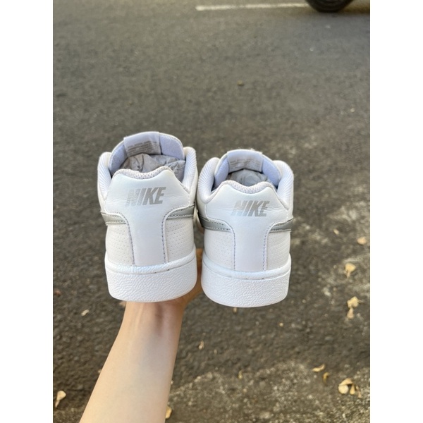 Giày Nike Court trắng móc xám Real 2hand 100%