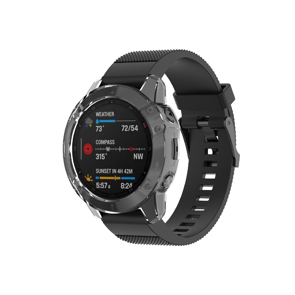 Vỏ TPU bảo vệ trong suốt thích hợp cho Garmin Fenix 6 6X 6S pro