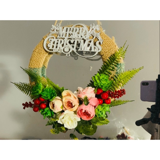 Vòng nguyệt quế noel