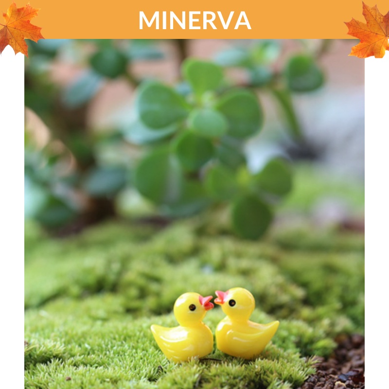 [TIỂU CẢNH] Mô hình vịt con mini trang trí tiểu cảnh, sân vườn, chậu cây kiểng