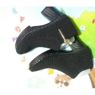 Giày boot cổ ngắn handmade