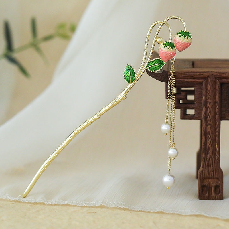 Trâm cài tóc sơn tráng men phong cách hiện đại dành cho nữ