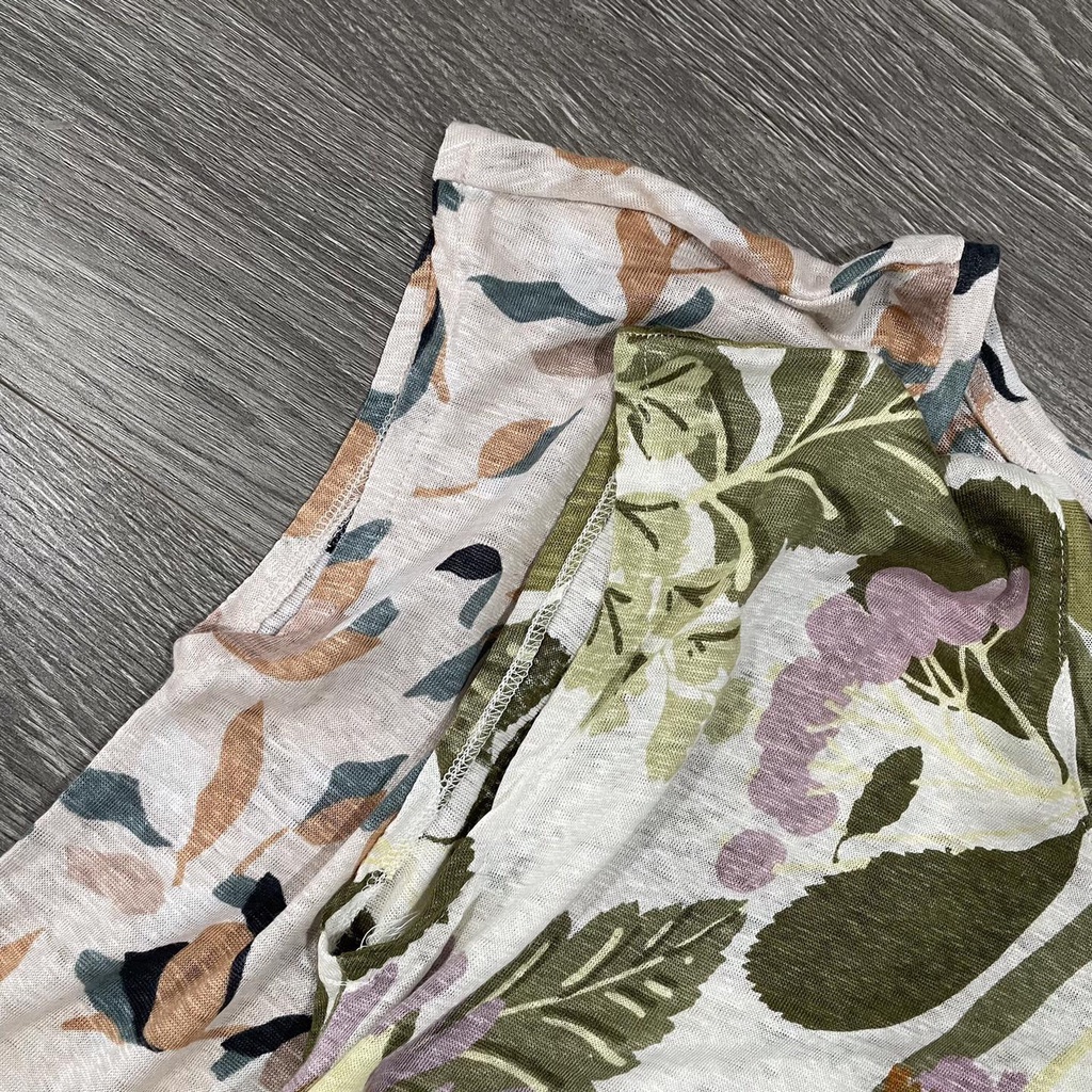 ÁO SÁT NÁCH NỮ HOA LÁ MÙA HÈ