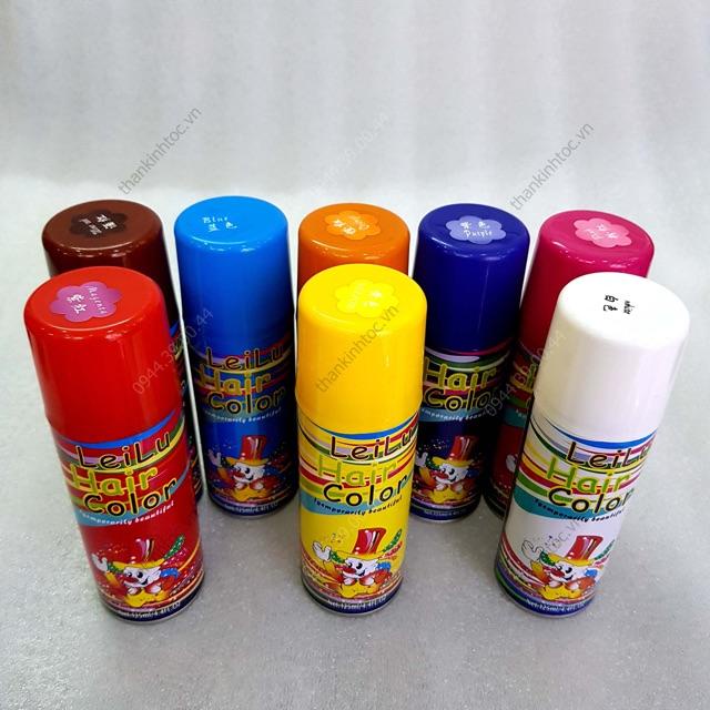 Keo xịt tóc tạo màu tạm thời, siêu thơm