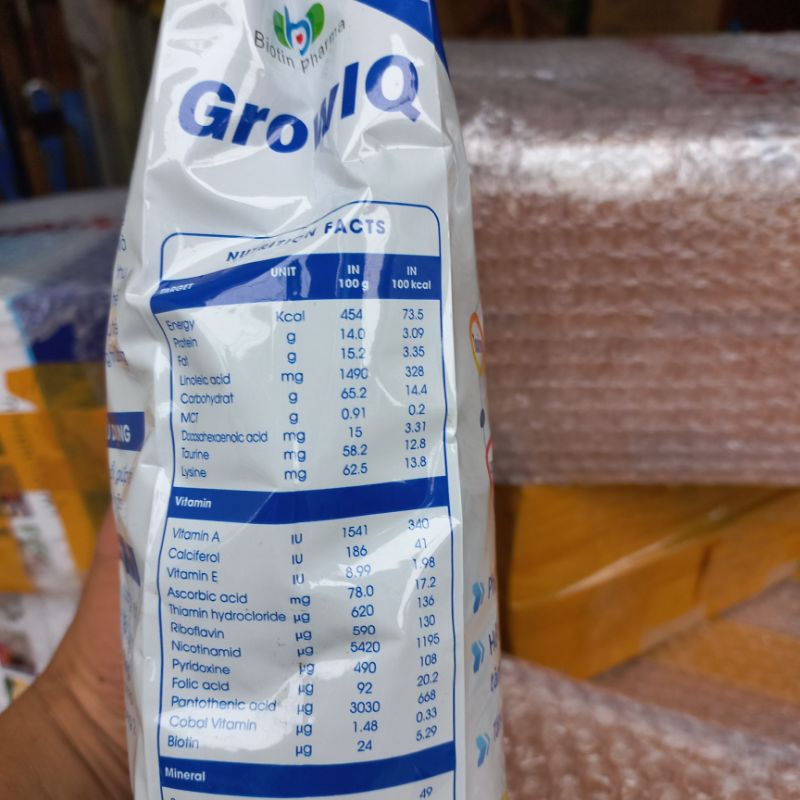 SỮA BỊCH GROW IQ 1KG