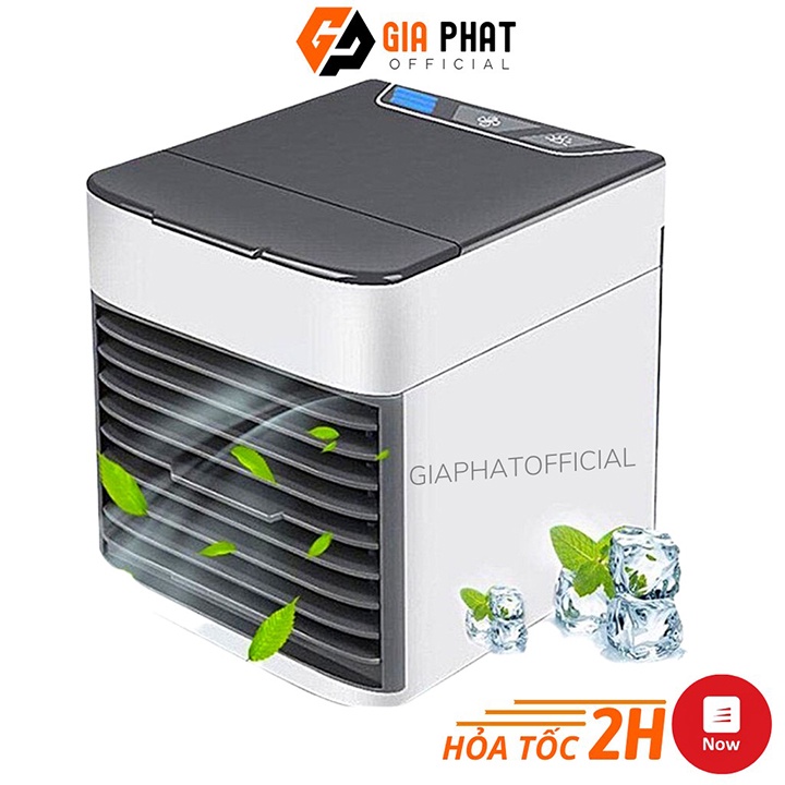 Điều Hòa Mini Làm Mát Không Khí Để Bàn, Quạt Hơi Nước Để Bàn Văn Phòng Mini Dây Cắm USB, Quạt Tích Điện Làm Mát Bằng Khí