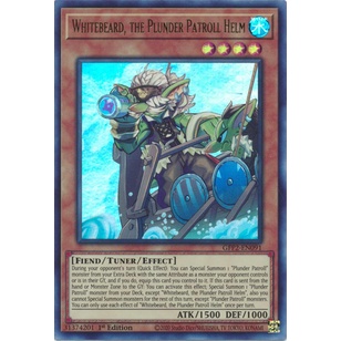 Thẻ Bài Yugi-Oh Tiếng Anh: Whitebeard, the Plunder Patroll Helm - GFP2-EN091 - Ultra Rare 1st Edition