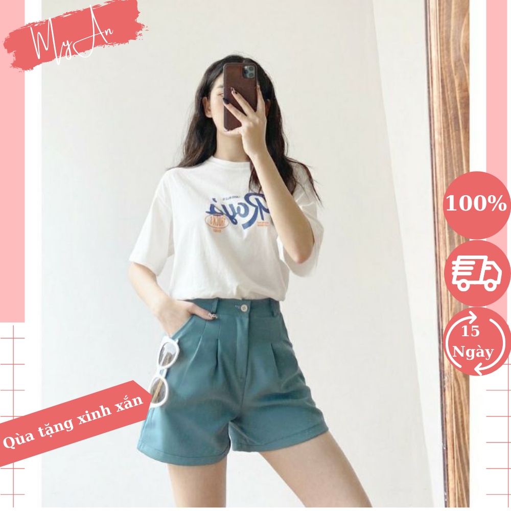[ Hàng Cao Cấp Loại 1  ] Quần short nữa cạp cao, chất liệu thô dày dặn cao cấp đủ màu - MYAN Store C