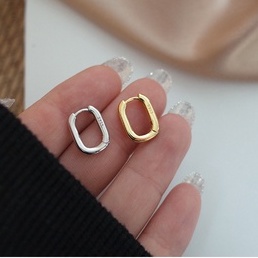 Khuyên tai basic, bông tai S925 không gỉ kiểu dáng đơn giản độc đáo KT22