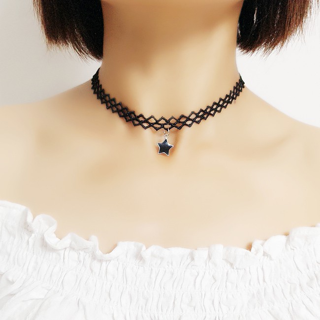 Chocker họa tiết trang trí ngôi sao