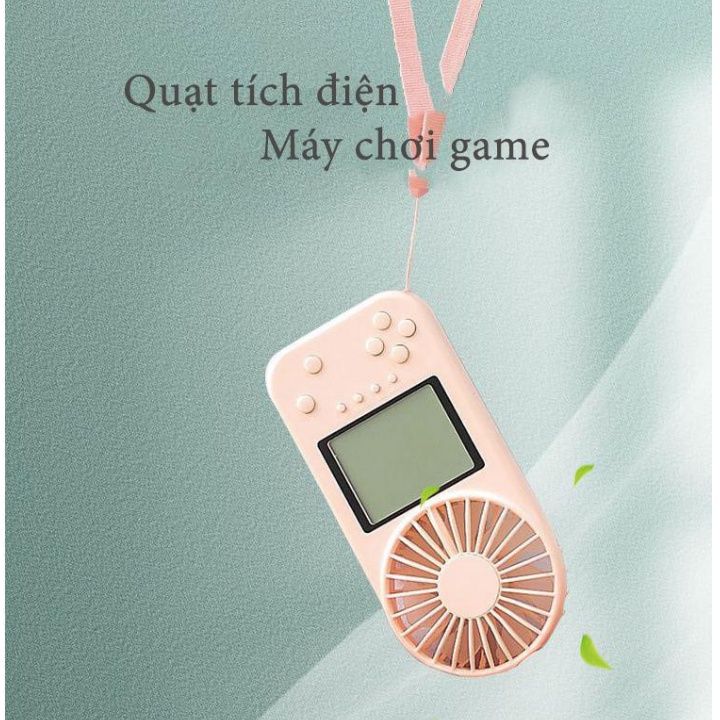 [Mã ELHA22 giảm 5% đơn 300K] Quạt mini cầm tay kèm quạt siêu mát với 26 game kinh điển , bảo hành 12 tháng - 1 đổi 1