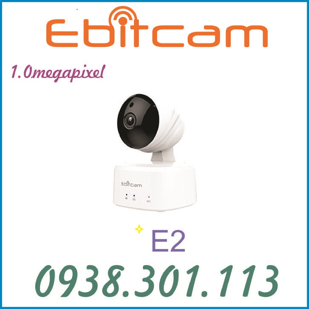 CAMERA EBITCAM E2 ( 1.0MP) TẶNG THẺ 16G