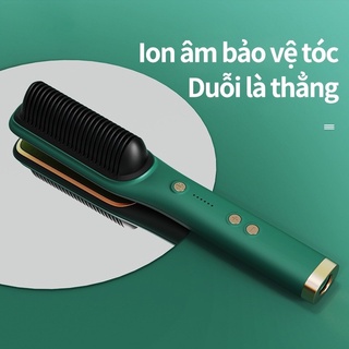 Lược điện chải tóc tạo kiểu uốn thẳng 3in1