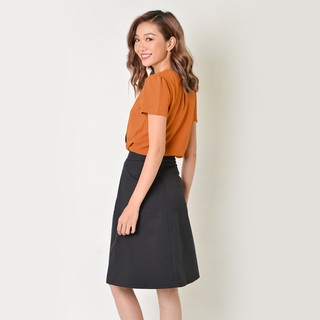 Áo công sở thời trang Eden phối phụ kiện - ASM033
