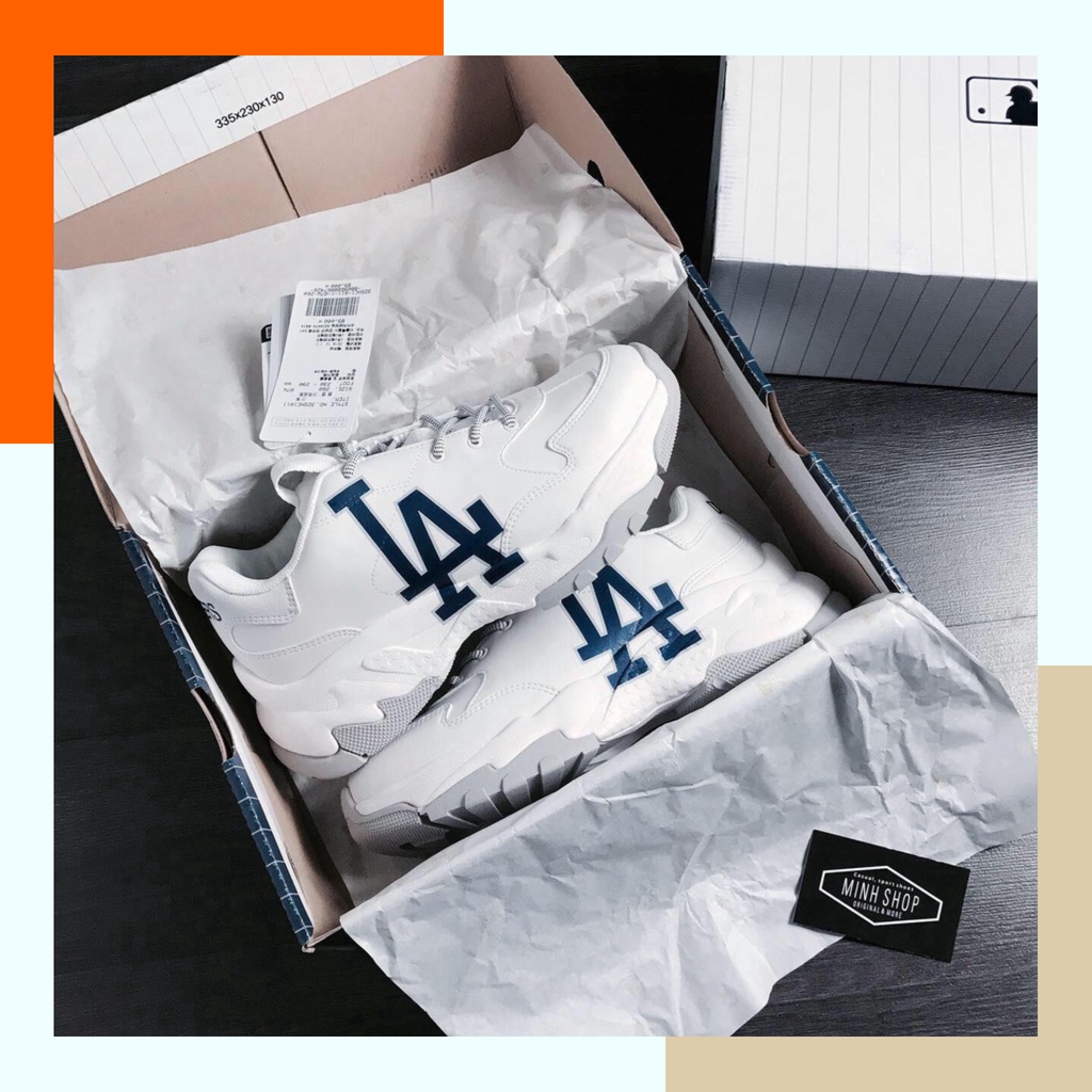 Giày MLB LA Cao Cấp Tăng Chiều Cao 6cm Nam Nữ Hàng Cao Cấp Full Box + Bill | BigBuy360 - bigbuy360.vn