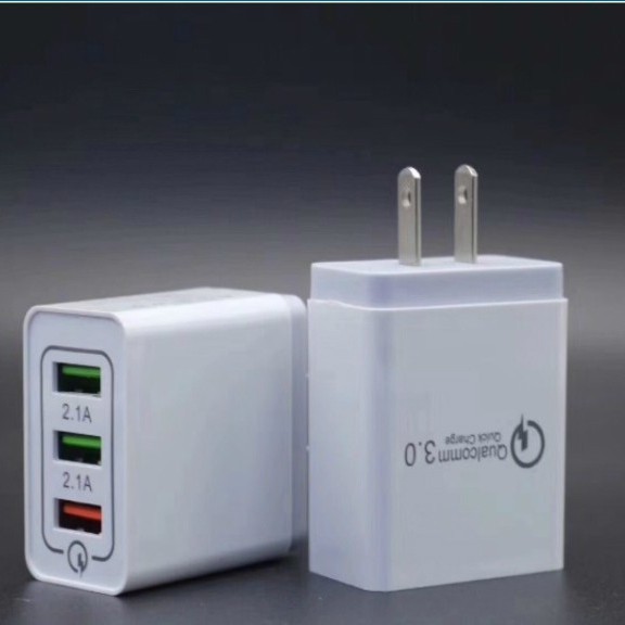 Củ sạc nhanh Quick Charge 3.0 3 cổng USB
