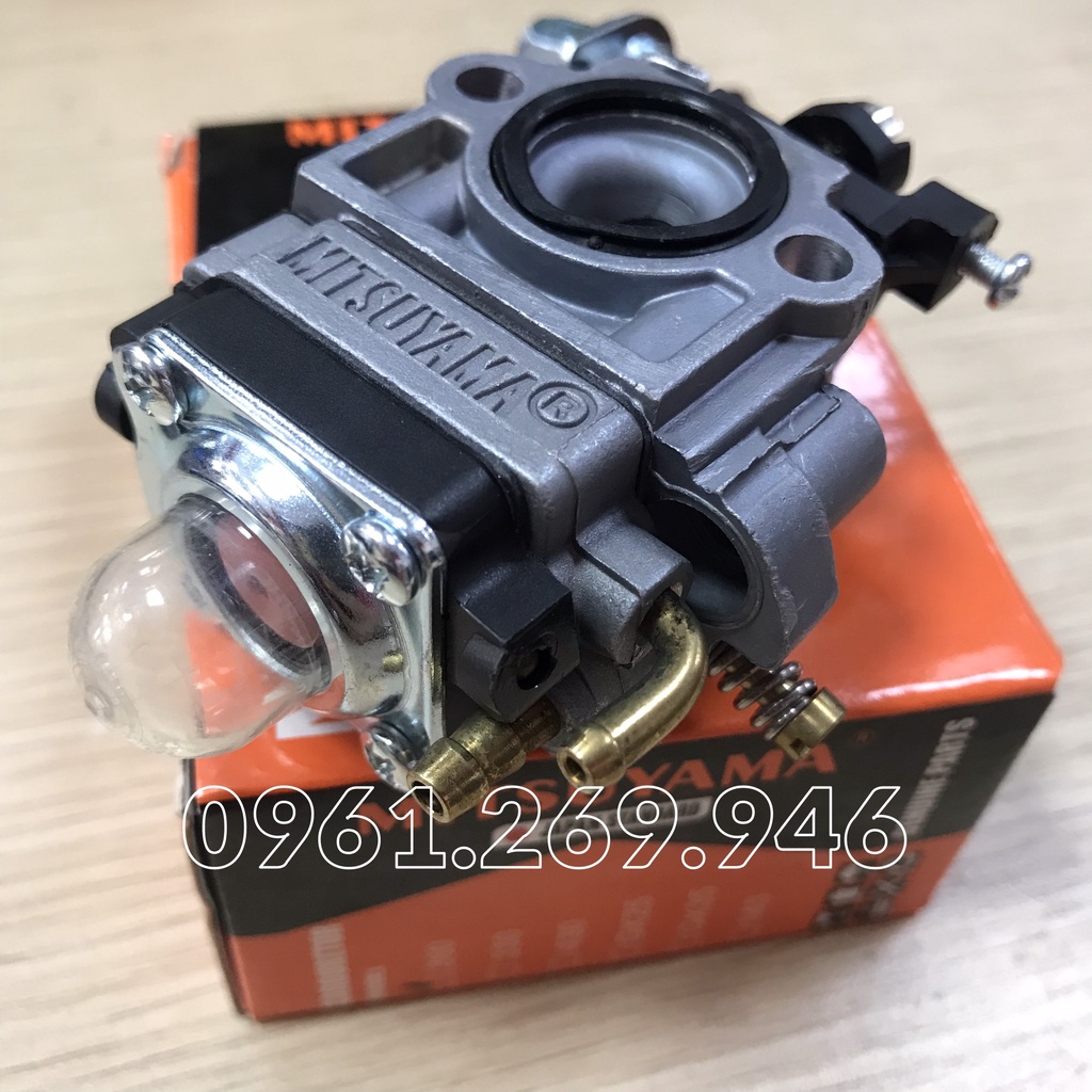 Chế hoà khí, bình xăng con Mitsuyama chính hãng thay thế cho máy cắt cỏ