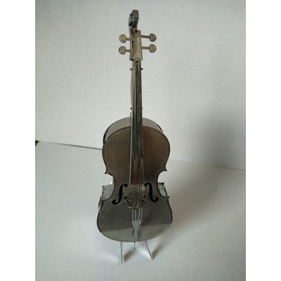 Mô hình 3D Kim loại lắp ráp đàn Cello Bass [ Chưa Lắp ]