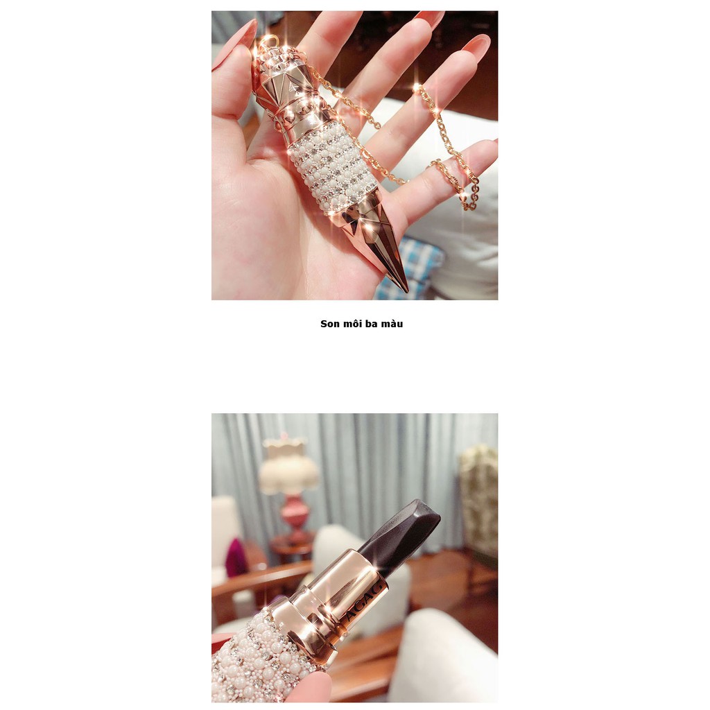 Son Siêu Lì cao cấp 3 Màu AG&AG TẶNG 1 mặt nạ YUMI cao cap Nữ Hoàng Siêu Hot,( Sản Phẩm Này Có 3 Màu (Đỏ, Đỏ Cam, Đỏ hon | BigBuy360 - bigbuy360.vn