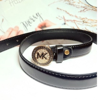 Thắt lưng nữ - dây nịt nữ - dây lưng mặt đính đá chữ MK