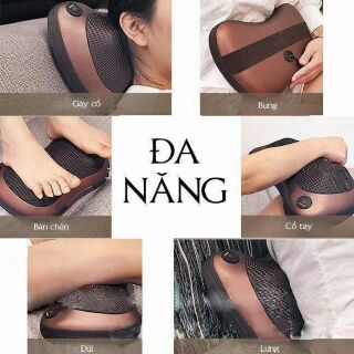 Gối massage 8 bi,