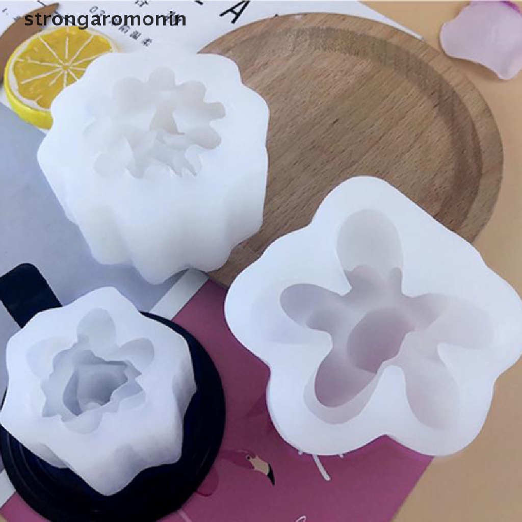 Khuôn Làm Bánh / Xà Phòng / Nến Hình Cây Xương Rồng 3D Bằng Silicone DIY