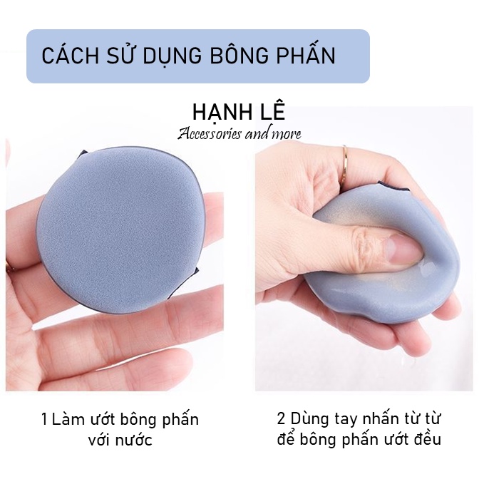 Bông phấn trang điểm hình chòm sao Bắc Đẩu xinh xắn nhiều mẫu mã đa dạng kèm hộp đựng bảo quản cực tốt