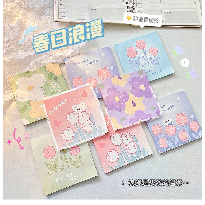 Giấy ghi chú hoạt tiết Hàn Quốc