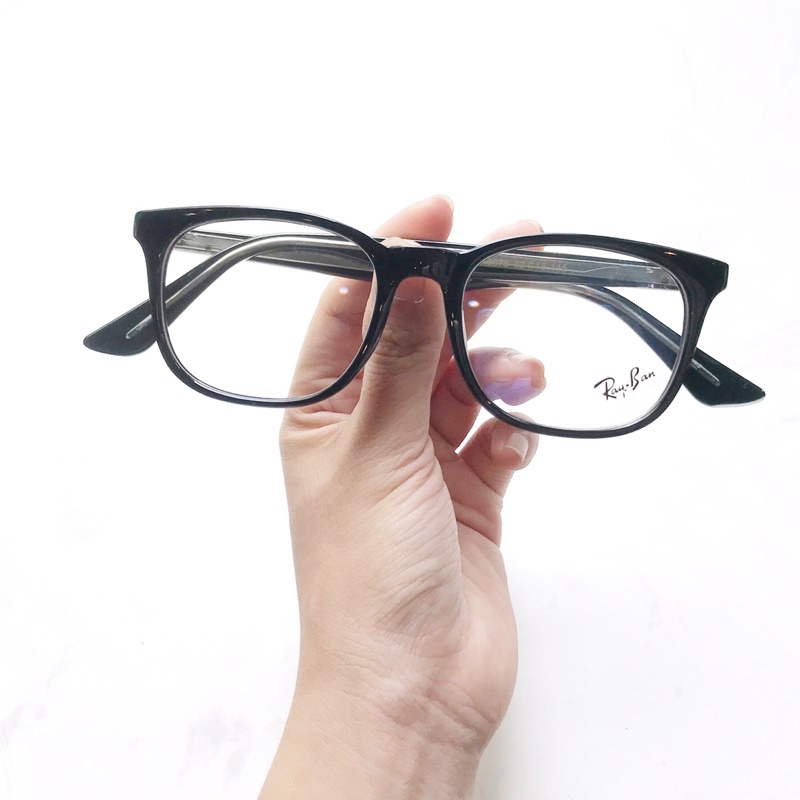 Gọng Kính Cận Nam Nữ Dáng Vuông Nhựa Lõi Thép Thời Trang Màu Đen DORISEYEWEAR