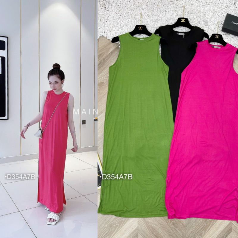 ĐẦM MAXI NỮ ĐI BIỂN ĐI TIỆC CỰC SANG VÁY THUN SUÔNG KIỂU SÁT NÁCH DÁNG DÀI MÀU TRENDY TÔN DA BEBEDOLL