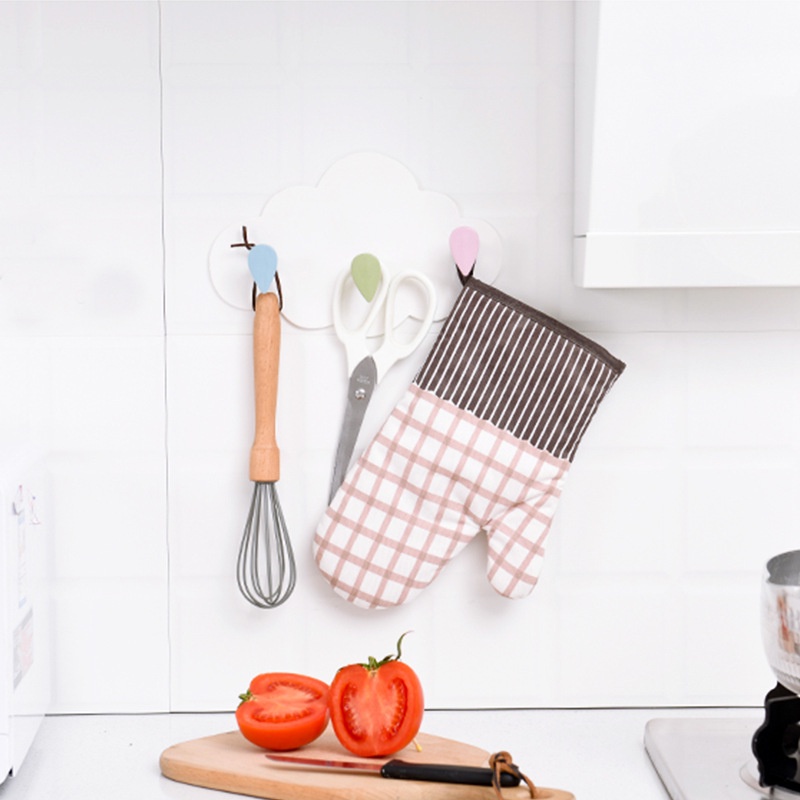 Móc Treo Quần Áo Gắn Tường Không Cần Đóng Đinh