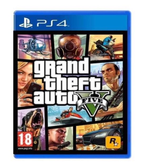 Game Grand Theft Auto V Premium Edition (GTA 5) cho máy ps4