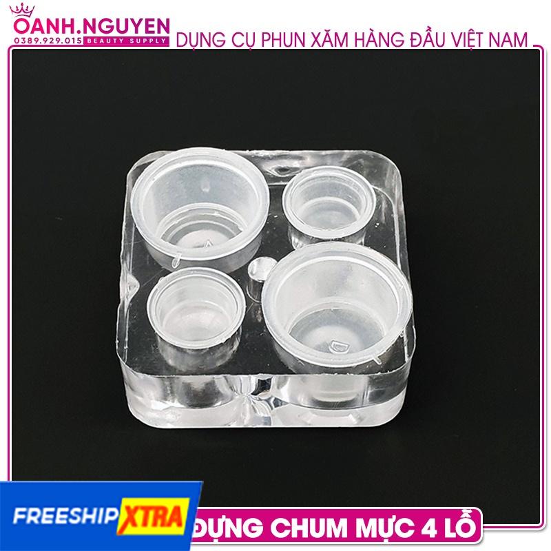 Đế Mực Mica 4 Lỗ To Nhỏ