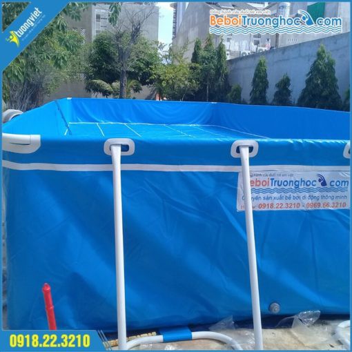 Bể Bơi Di Động Khung Kim Loại 24m2 - Ý Tưởng Việt