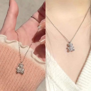 Dây chuyền mặt gấu đính đá vòng cổ nữ thời trang sức SG