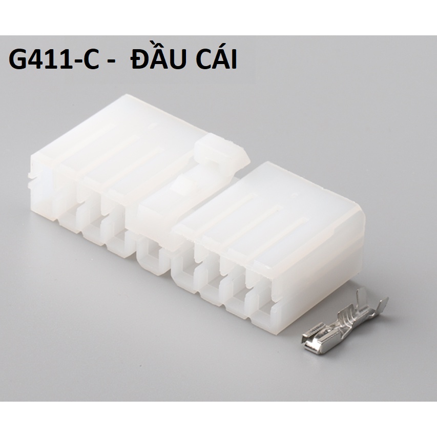 G411-Giắc cắm Đầu cắm tấm hàn 17 lỗ 3mm