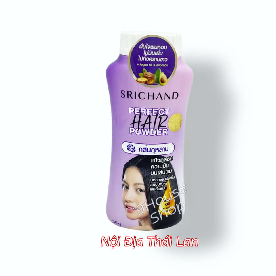 01 Phấn Bột Kiềm Dầu Cho Tóc Perfect Hair Powder Srichand Thái Lan 30gram