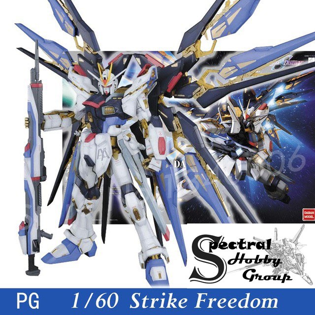 Mô hình nhựa lắp ráp PG 1/60 Strike Freedom Gundam - daban