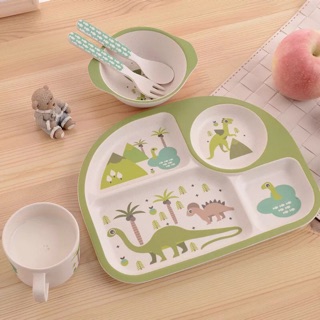 Bộ ăn dặm sợi tre Clever Tree