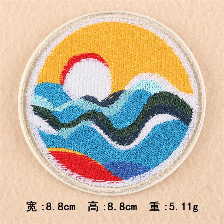 Miếng Dán Ủi Quần Áo Thêu Họa Tiết Hoàng Hôn Hoàng Hôn 9 Kiểu Độc Đáo diy