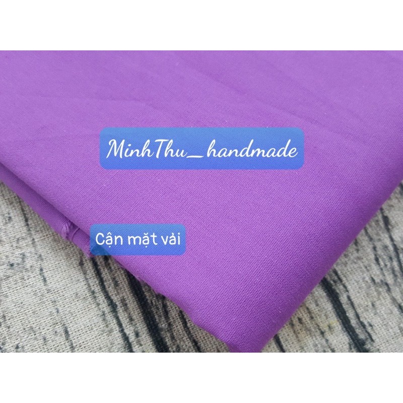 VẢI TWILL THÔ COTTON MÀU TRƠN