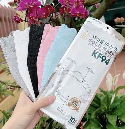 50 cái khẩu trang KF94 dày dặn GOLD MASK