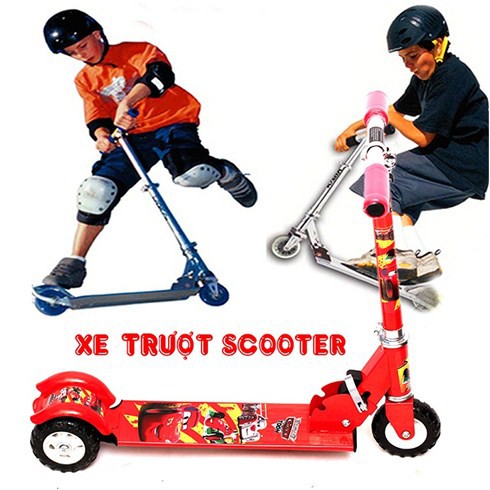 Xe trượt bánh phát sáng Scooter