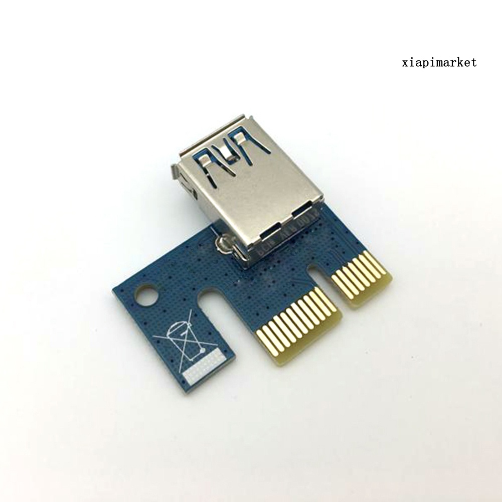 LOP_USB 3.0 PCI Express PCI-E 1x Extender Riser Card Board Adapter for Mining