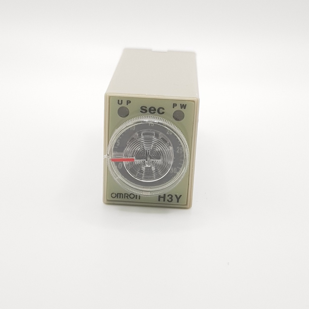 Rơ le 220V 30 giây, Relay thời Gian Timer Omron H3Y-4 14P 220V, H3Y-4, rơ le thời gian