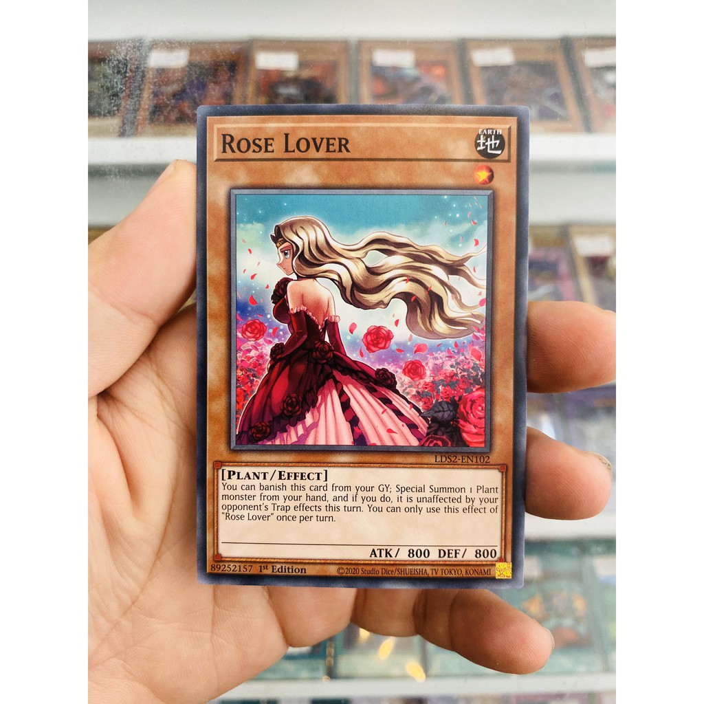 Thẻ Bài YugiOh! Mã LDS2-EN102 - Rose Lover - Common - 1st Edition