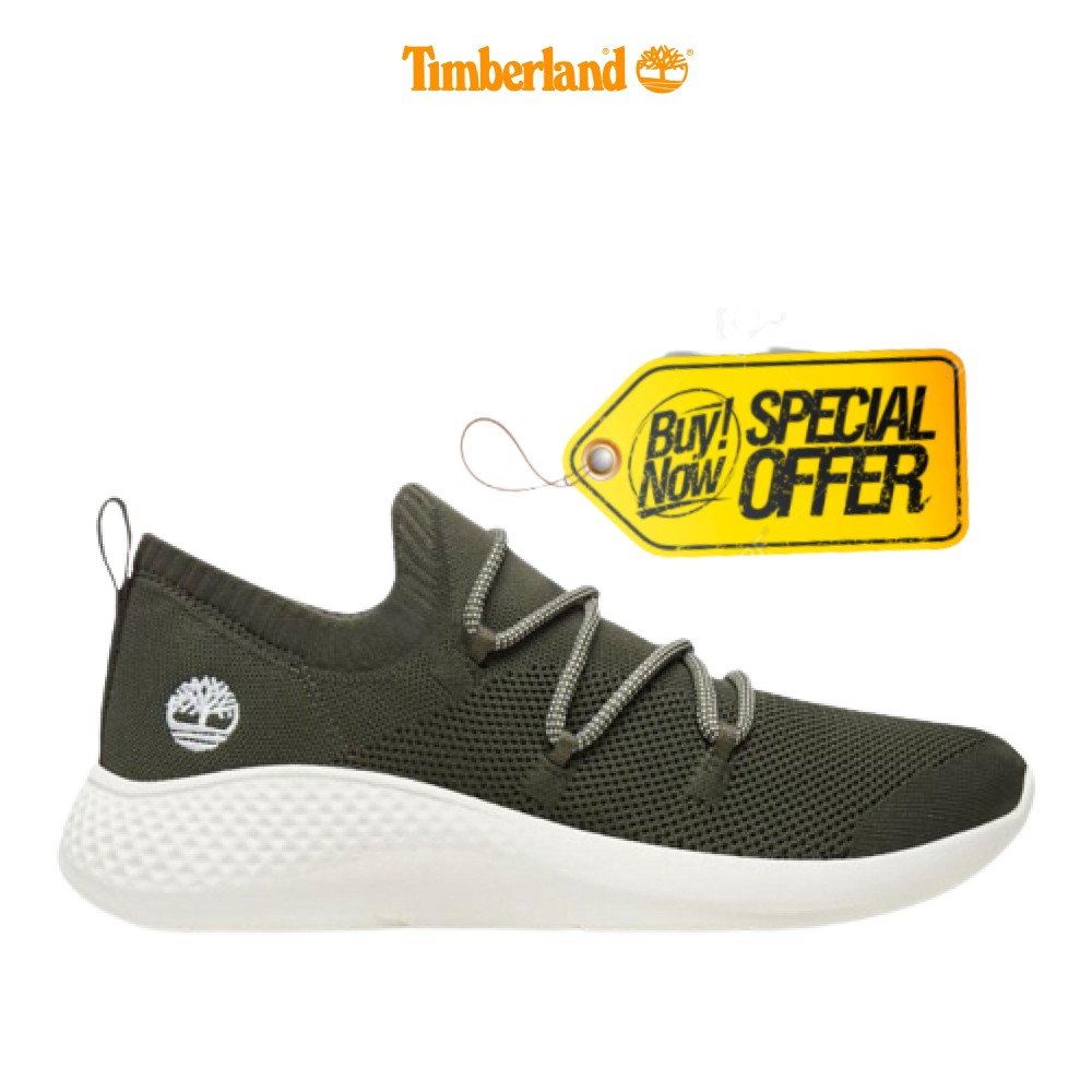 [SD] Giày Thể Thao Nam Timberland FlyRoam Go Knit Màu Xanh Rêu Đậm TB0A1Z7E9H