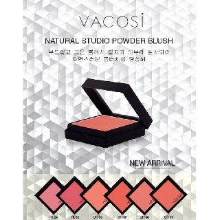 Má Hồng Vacosi Powder Blush Natural Studio