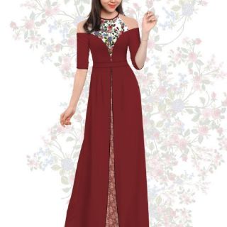 Vải áo dài in 3D trên lụa tằm